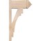 Ekena Millwork Merced Arts & Crafts Smooth Outlooker, Douglas Fir, 7 1/2"W x 16"D x 28"H OUT08X16X28MRC03SDF - alternate 3